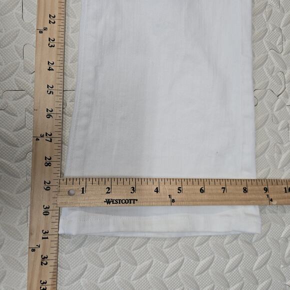 AG Adriano Goldschmied Jeans Womens 30 The Angel Bootcut White Coastal Boho - Picture 12 of 12